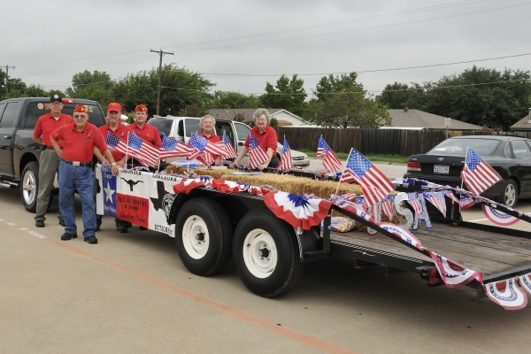 Getting ready for the parade